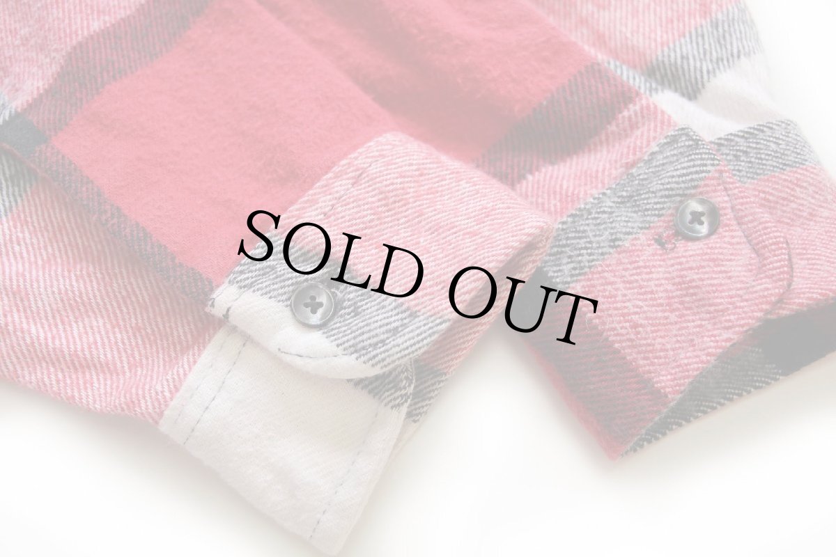 画像6: 90s USA製 JCPenney STJOHN'SBAY チェック コットン フランネルシャツ LT-T (6)