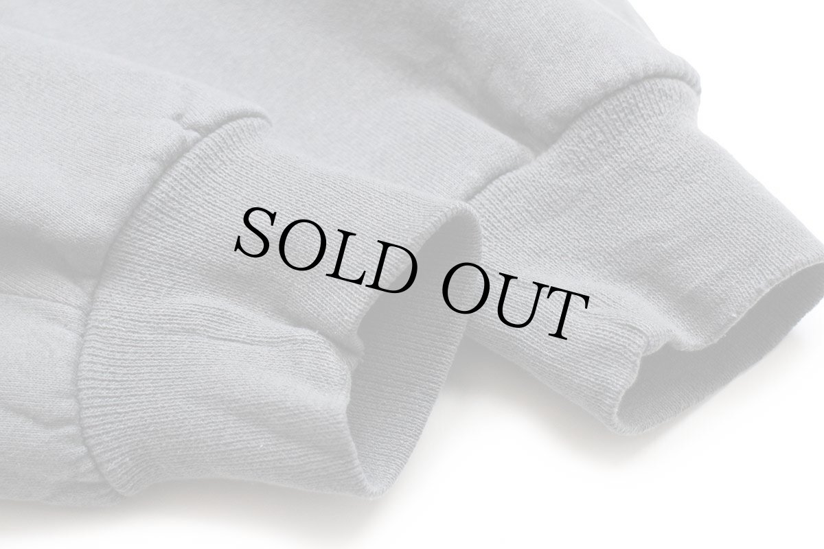 画像6: 90s USA製 RUSSELLラッセル 無地 前V スウェット チャコールグレー M★ブランク (6)