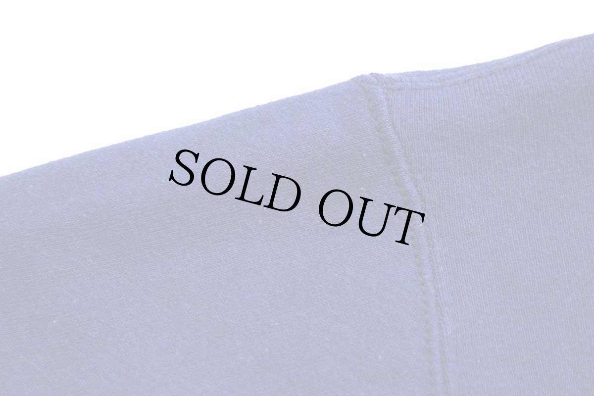 画像7: 90s USA製 RUSSELLラッセル 無地 前V スウェット 青 L★ブランク (7)