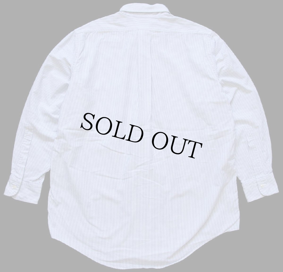 画像2: 00s USA製 Brooks Brothersブルックスブラザーズ Makers and Merchants ストライプ ボタンダウン オックスフォード コットンシャツ 16-33 (2)