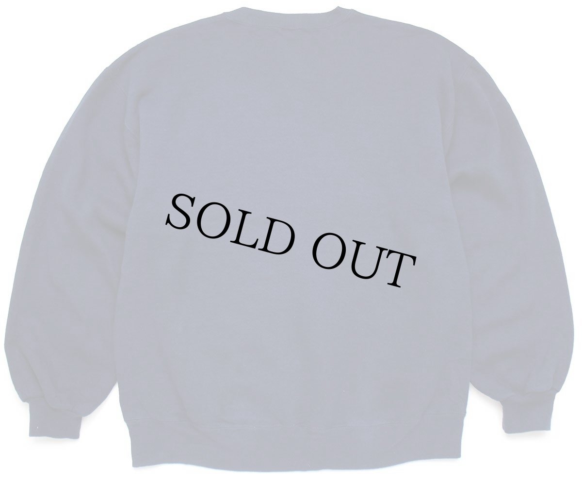 画像2: 90s USA製 RUSSELLラッセル 無地 前V スウェット 紺 L★ブランク (2)