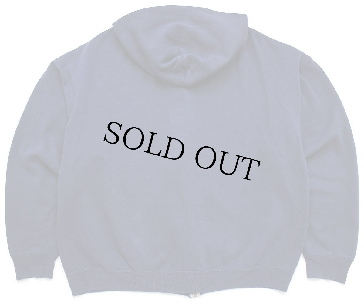 画像2: 90s メキシコ製 RUSSELLラッセル 無地 スウェット ジップパーカー 紺 XL★フーディー ブランク (2)