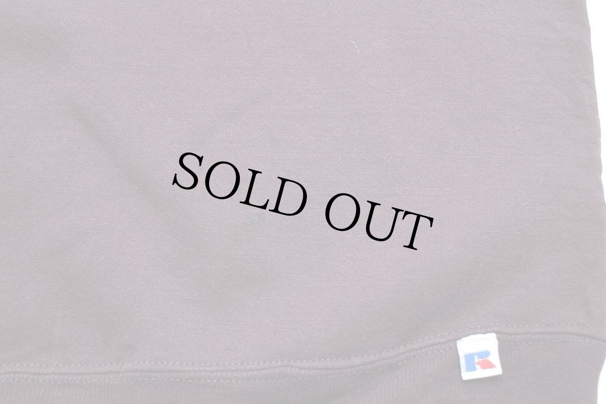 画像5: 90s メキシコ製 RUSSELLラッセル 無地 前V スウェット ワインレッド M★ブランク (5)