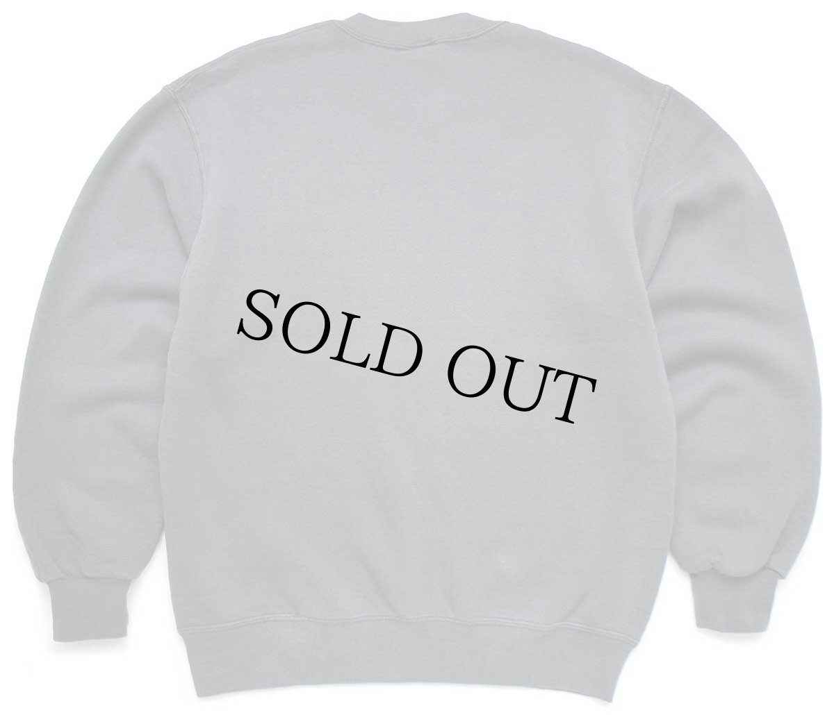 画像2: 90s USA製 RUSSELLラッセル 無地 前V スウェット チャコールグレー M★ブランク (2)