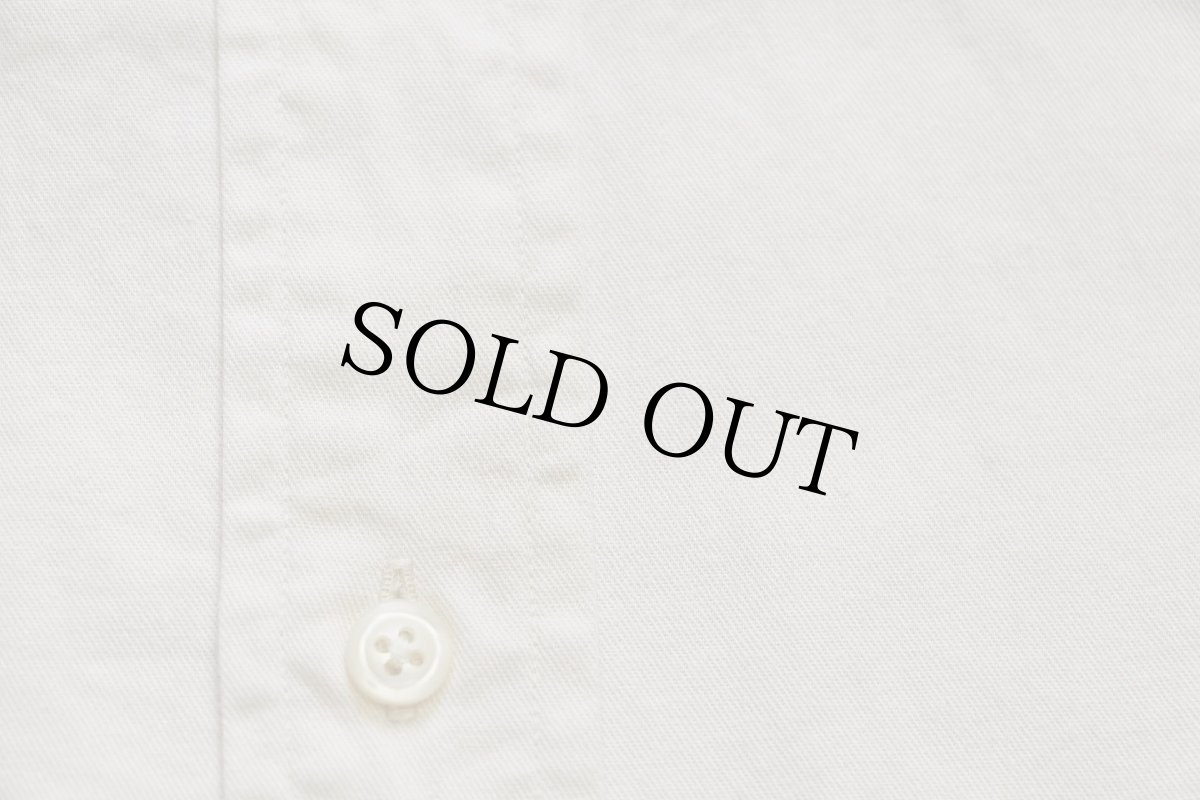 画像6: 90s ラルフローレン BLAIRE ワンポイント ボタンダウン コットンシャツ アイボリー (6)