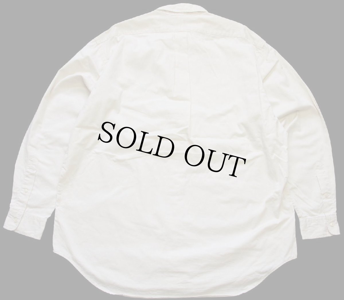 画像2: 90s ラルフローレン BLAIRE ワンポイント ボタンダウン コットンシャツ アイボリー (2)