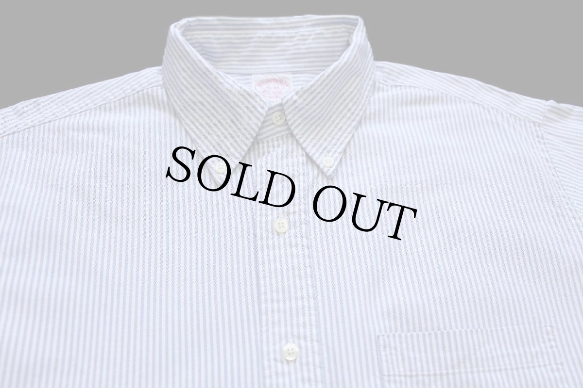 画像3: 00s USA製 Brooks Brothersブルックスブラザーズ Makers and Merchants ストライプ ボタンダウン オックスフォード コットンシャツ 16-33 (3)