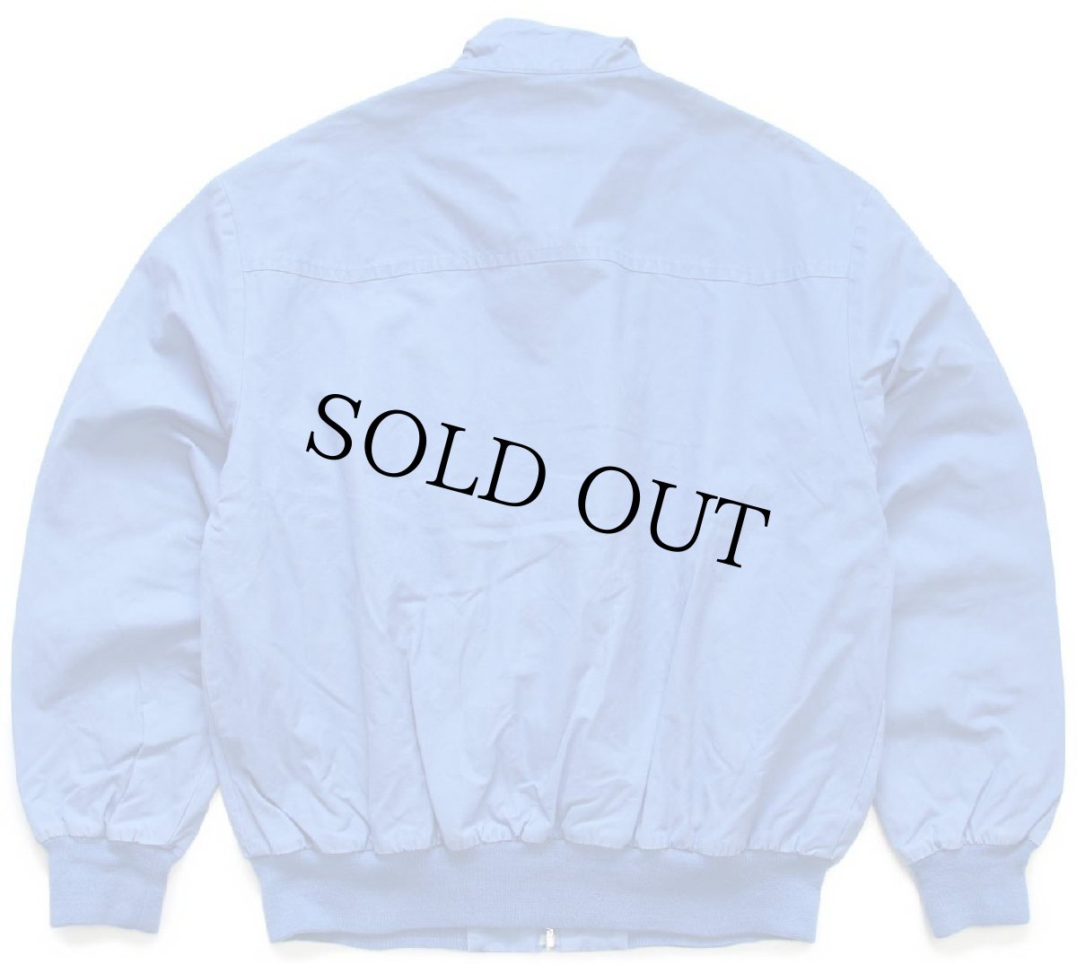 画像2: FRED PERRYフレッドペリー ワンポイント タータンチェックライナー コットン ハリントンジャケット 薄青 42 (2)