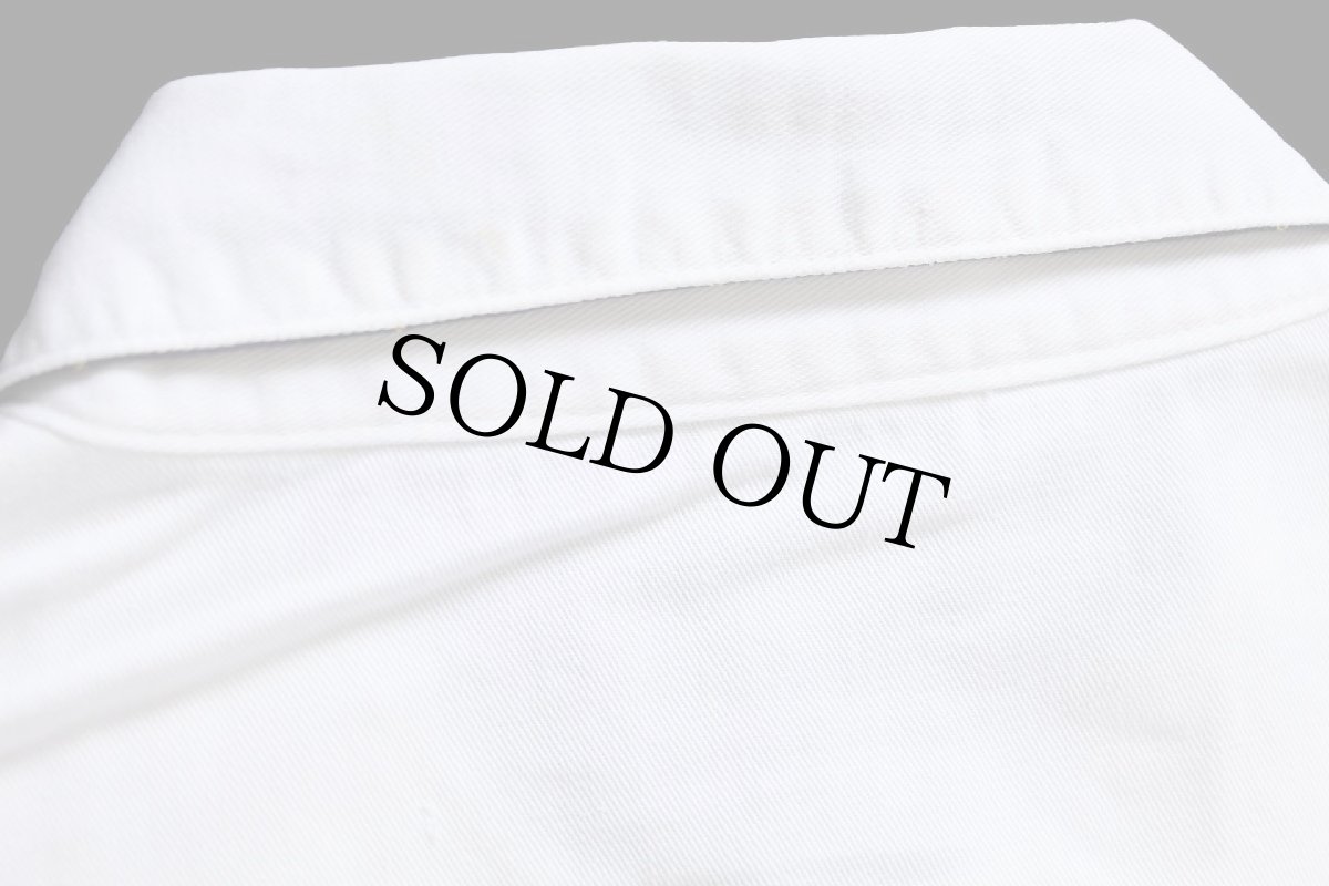 画像5: 80s USA製 ポロ ラルフローレン ワンポイント チンスト付き コットンジャケット 白 XL (5)