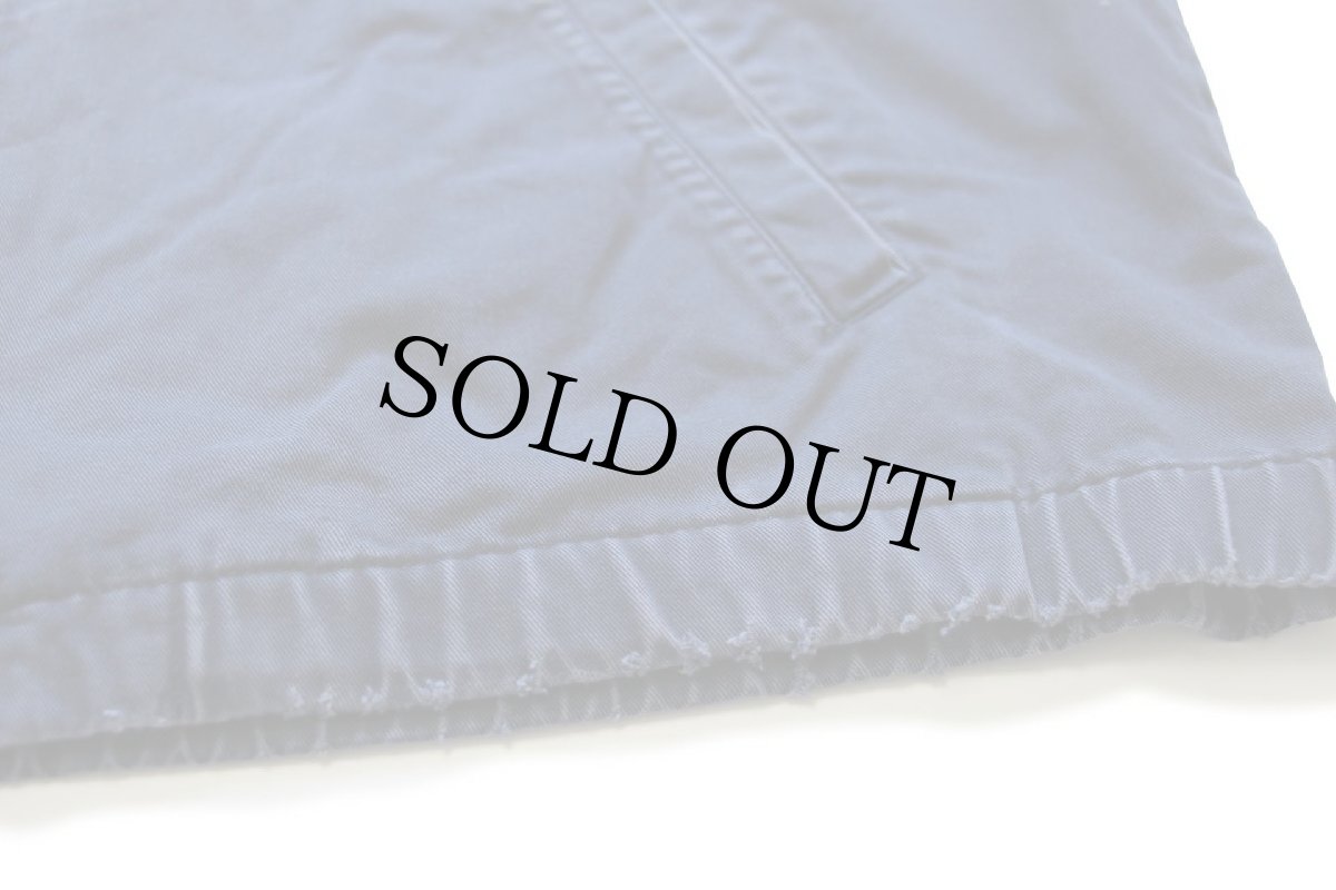 画像6: 90s ポルトガル製 ポロ ラルフローレン ワンポイント チンスト付き コットンジャケット ナス紺 フェード L (6)