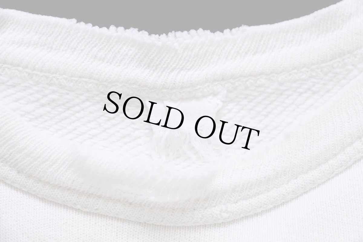 画像4: 50s UNKNOWN 無地 コットン スウェット ボロ オートミール★ブランク (4)