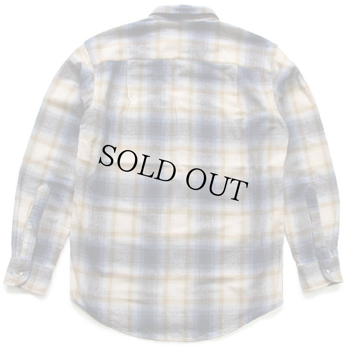 画像2: メキシコ製 PENDLETONペンドルトン SOLO SHIRT オンブレチェック ウールシャツ M (2)