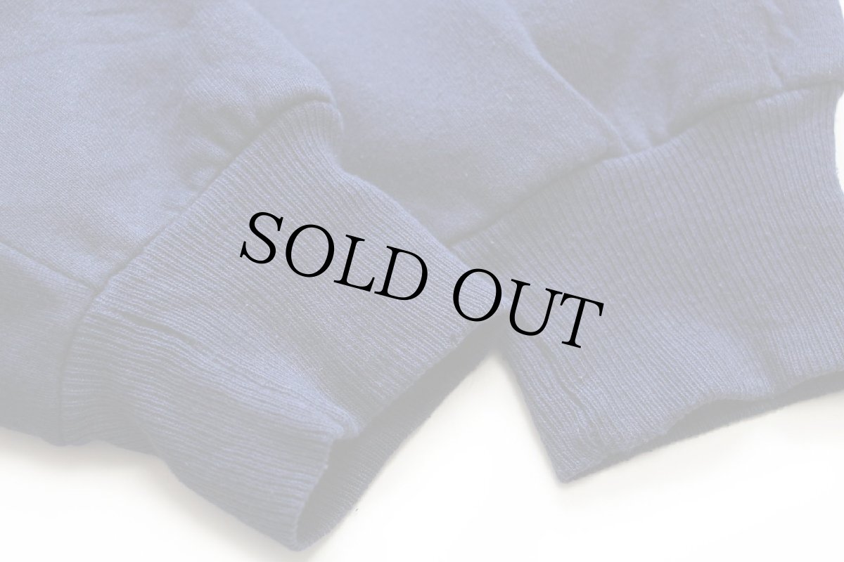 画像6: 90s USA製 RUSSELLラッセル 無地 前V スウェット ナス紺 XXL★01 特大 ブランク (6)