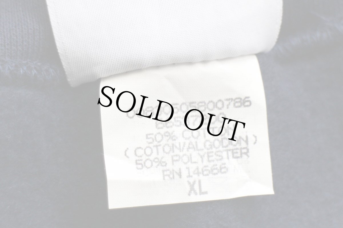 画像5: 90s USA製 Leeリー Healthsource 刺繍 モックネック スウェット 紺 XL (5)