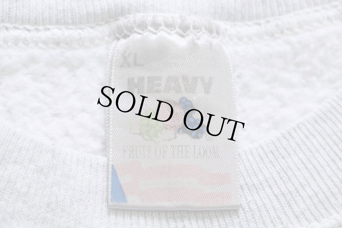 画像5: 90s USA製 HARLEY-DAVIDSON ハーレー ダビッドソン ロゴ刺繍 POLICE 1 スウェット 杢ライトグレー XL (5)