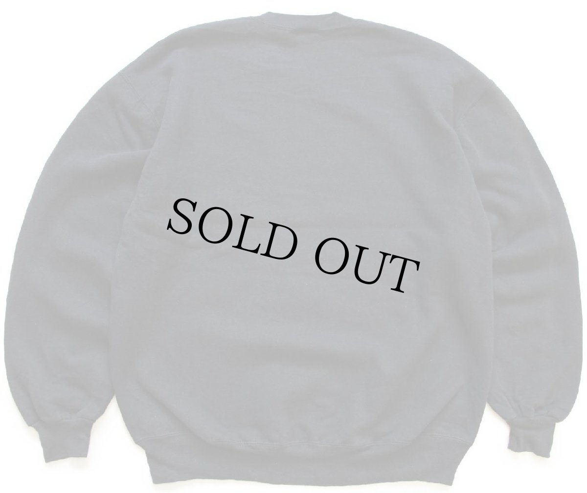 画像2: 90s USA製 RUSSELLラッセル 無地 前V スウェット 黒 フェード XL★ブランク (2)