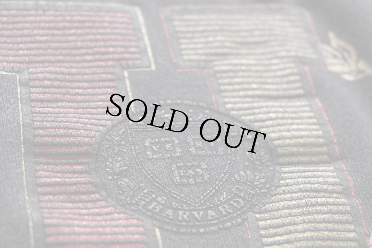 画像4: 90s USA製 HARVARD UNIVERSITY 発泡プリント スウェット 黒 XL (4)