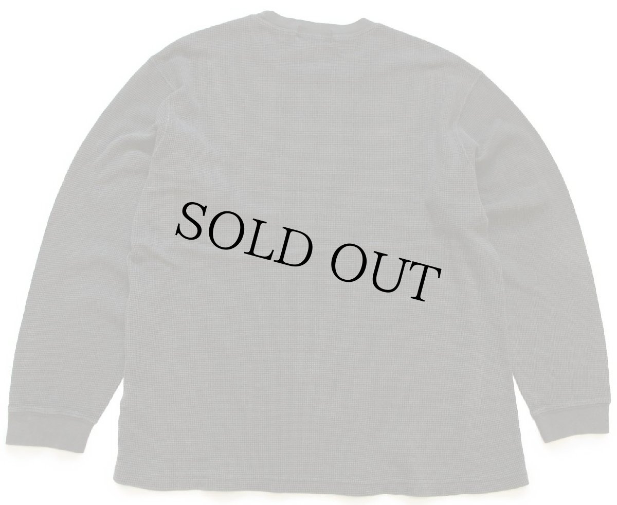 画像3: 90s USA製 EddieBauerエディーバウアー 無地 サーマルシャツ オリーブ (3)