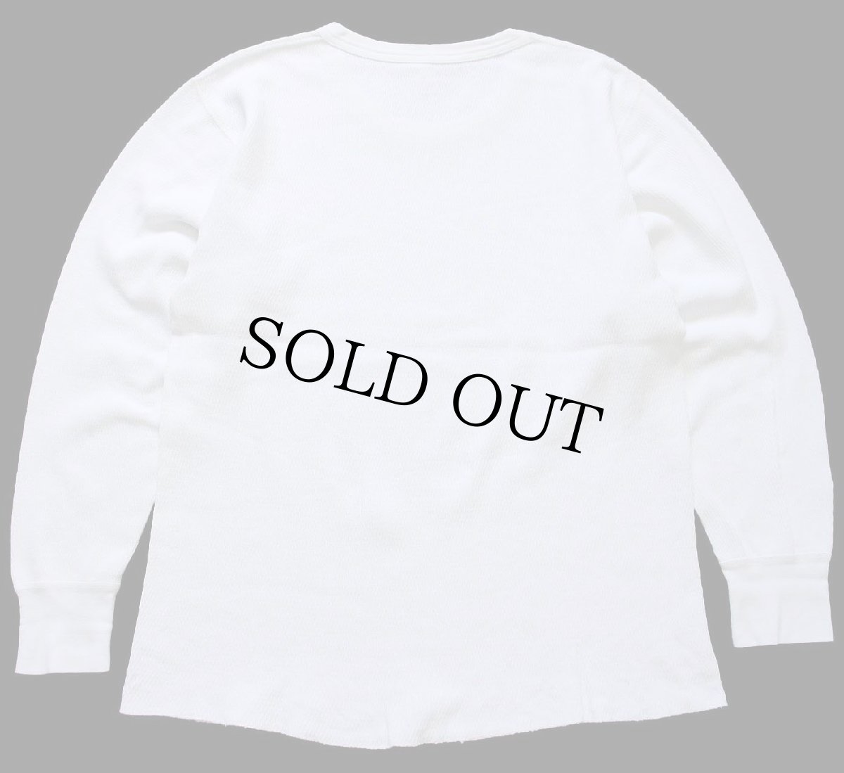 画像3: 80s USA製 UNITY コットン サーマルシャツ オフホワイト XL (3)