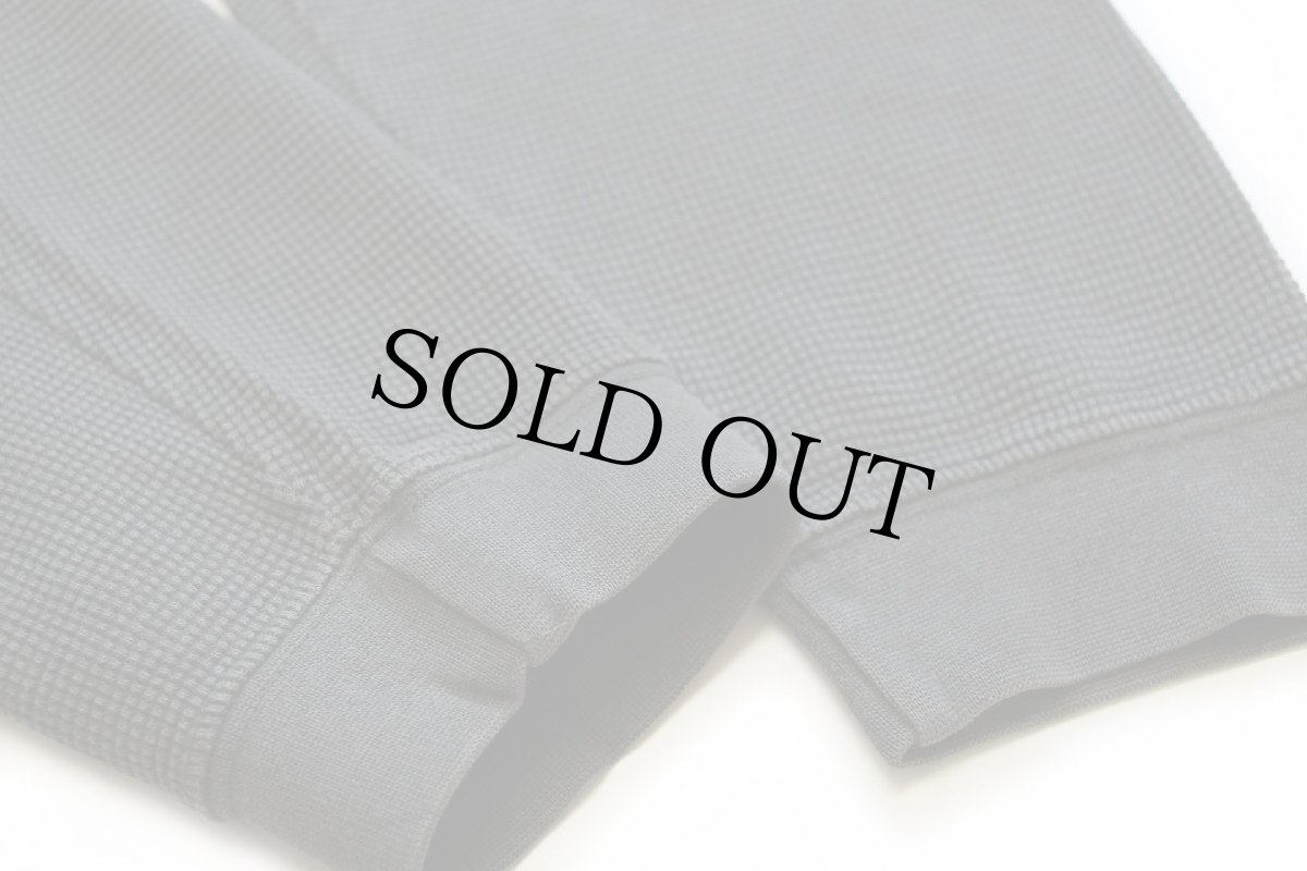 画像6: 90s USA製 EddieBauerエディーバウアー 無地 サーマルシャツ オリーブ (6)