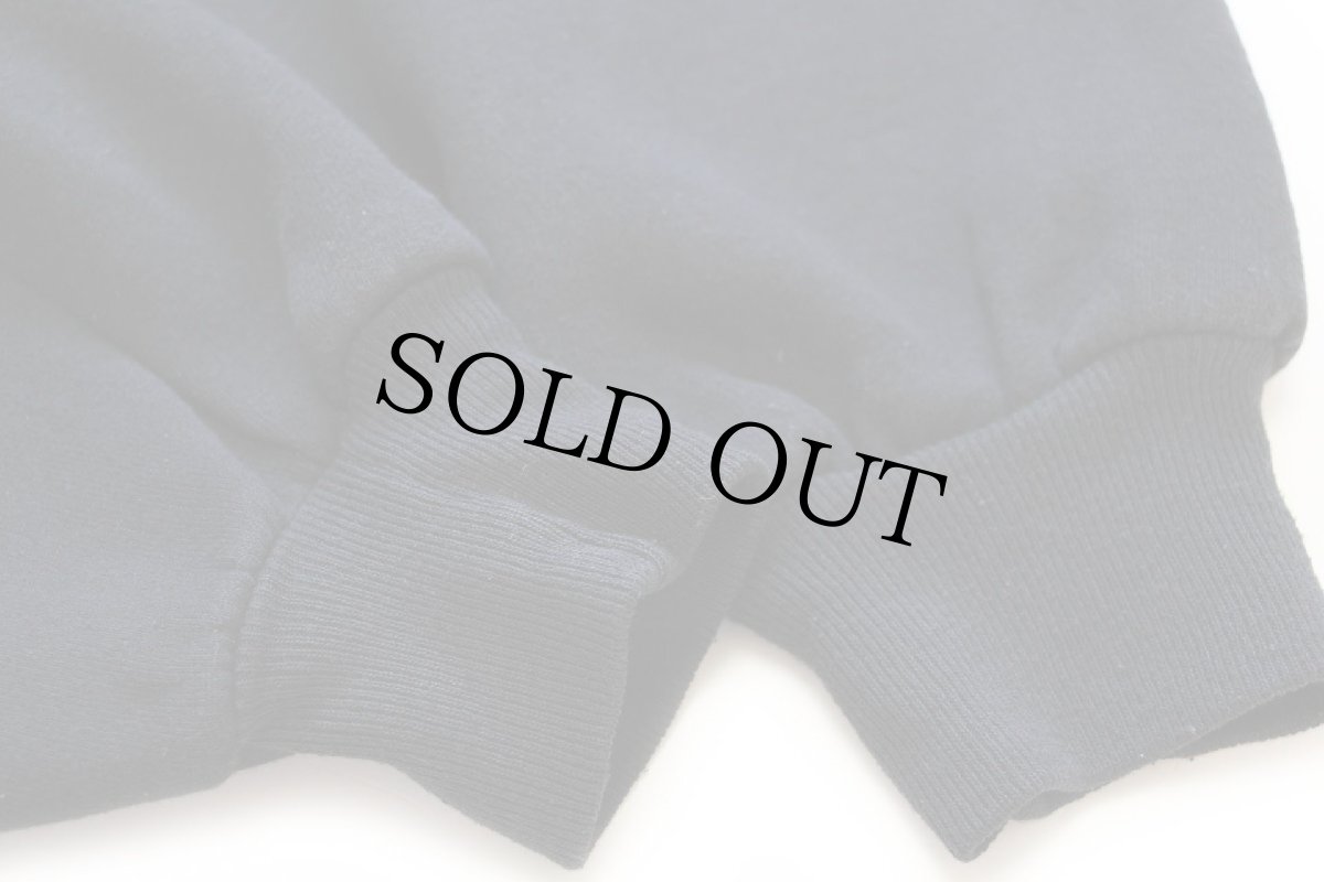 画像6: 90s USA製 RUSSELLラッセル KEARNY MARCHING UNIT バックプリント スウェットパーカー 黒 XL★フーディー (6)