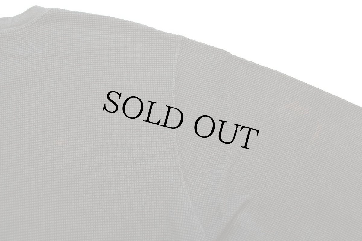 画像7: 90s USA製 EddieBauerエディーバウアー 無地 サーマルシャツ オリーブ (7)