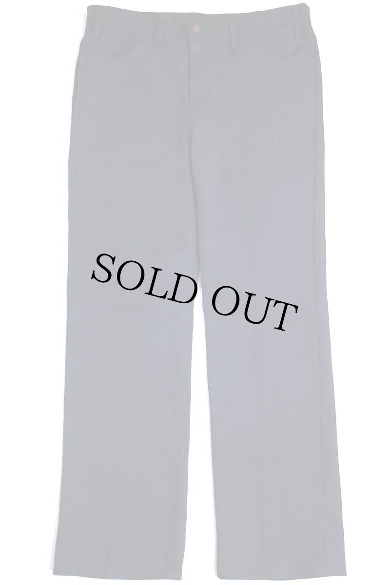 画像2: 80s USA製 Levi'sリーバイス 517 ポリエステルパンツ 紺 w38 L32★142 スタプレ (2)