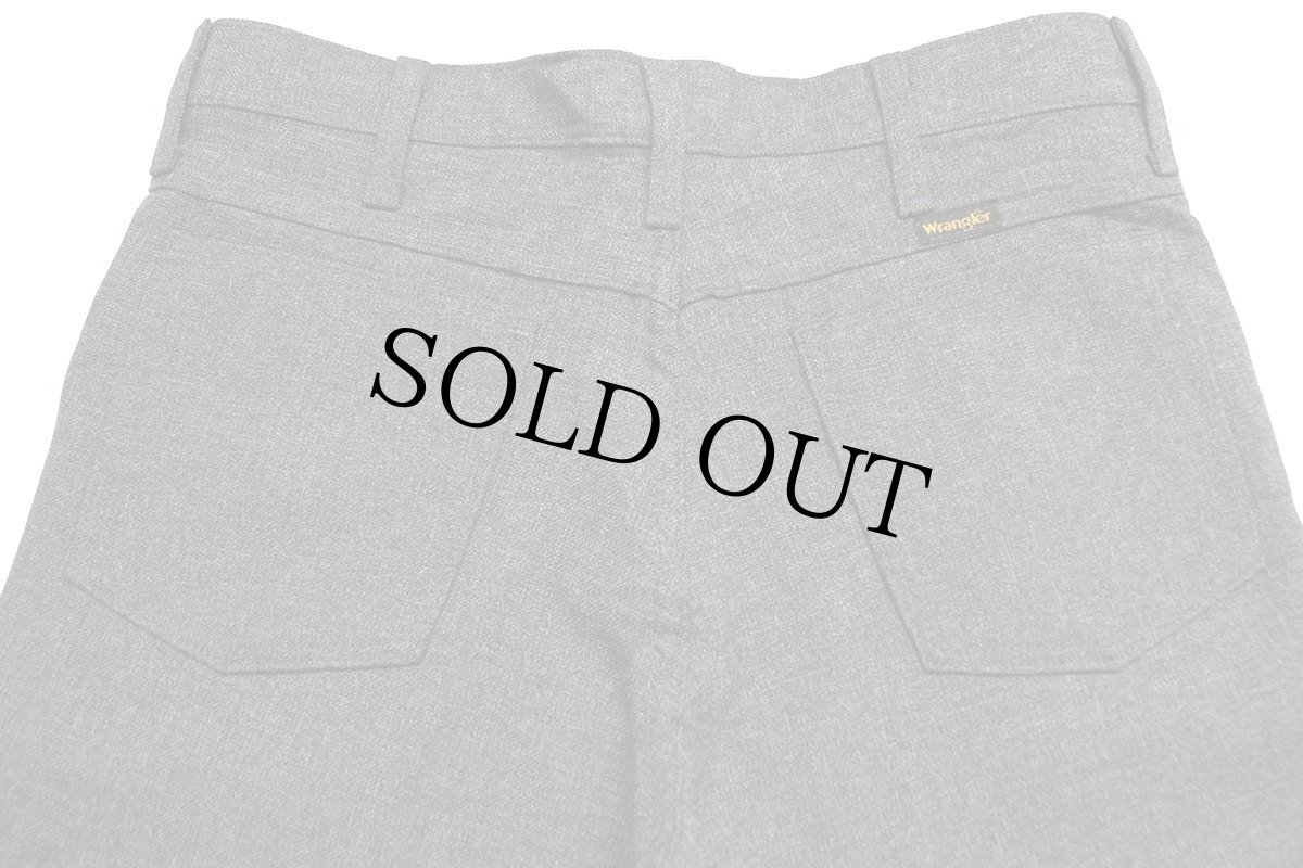 画像5: 90s USA製 Wranglerラングラー 82HG ランチャードレスジーンズ ポリエステルパンツ ヘザーグレー w32 L32★143 スタプレ (5)