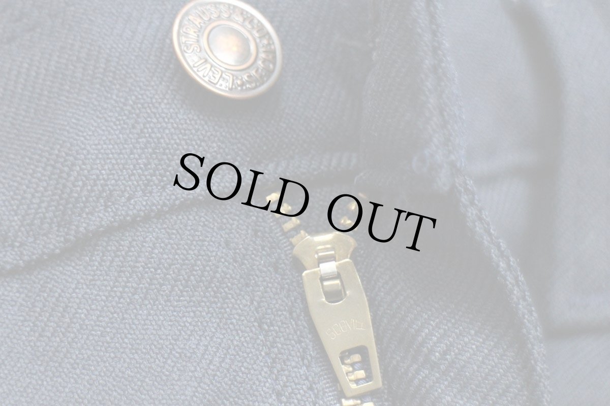 画像8: 80s USA製 Levi'sリーバイス 517 ポリエステルパンツ 紺 w38 L32★142 スタプレ (8)