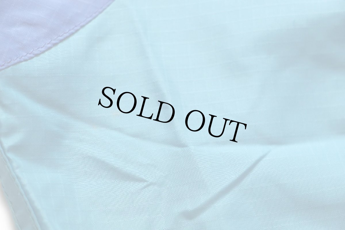 画像6: 80s patagoniaパタゴニア ツートン 切り替え ナイロン アノラックパーカー 青×水色 M (6)