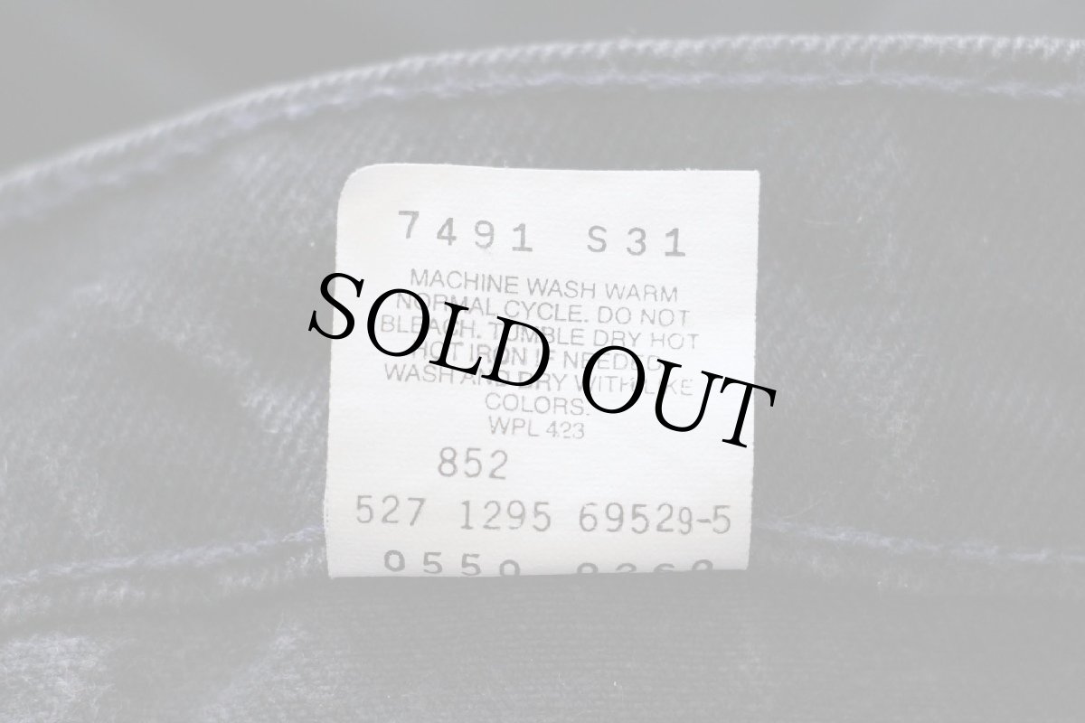 画像7: 90s USA製 Levi'sリーバイス 550 ブラック デニムパンツ w36 L30 (7)