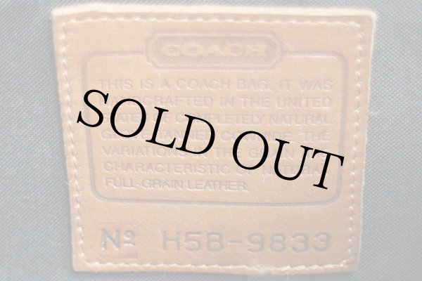 USA製 COACH オールド コーチ レザー クラッチバッグ ブラウン☆9833