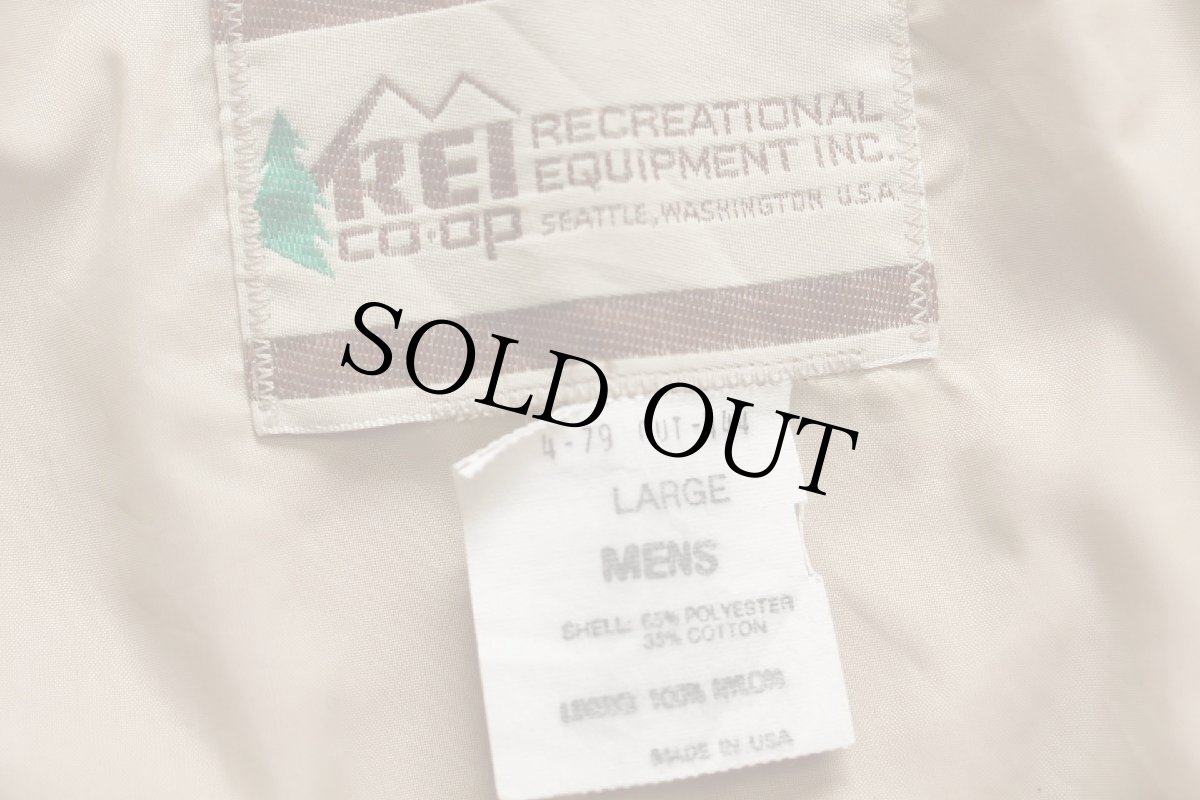 画像4: 70s USA製 REI coop マウンテンパーカー レンガ L (4)