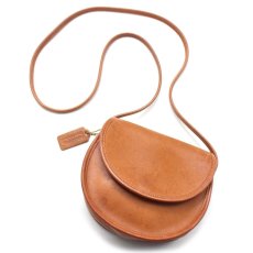 画像2: USA製 COACH オールド コーチ レザー ショルダーバッグ ブラウン★0535 (2)