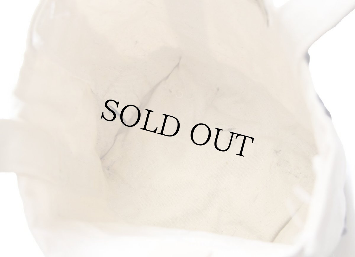 画像5: 00s USA製 L.L.Bean BOAT AND TOTE キャンバス トートバッグ 紺 ミニ (5)