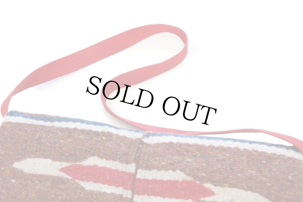 画像8: メキシコ製 ネップ入り ラグ ショルダーバッグ (8)