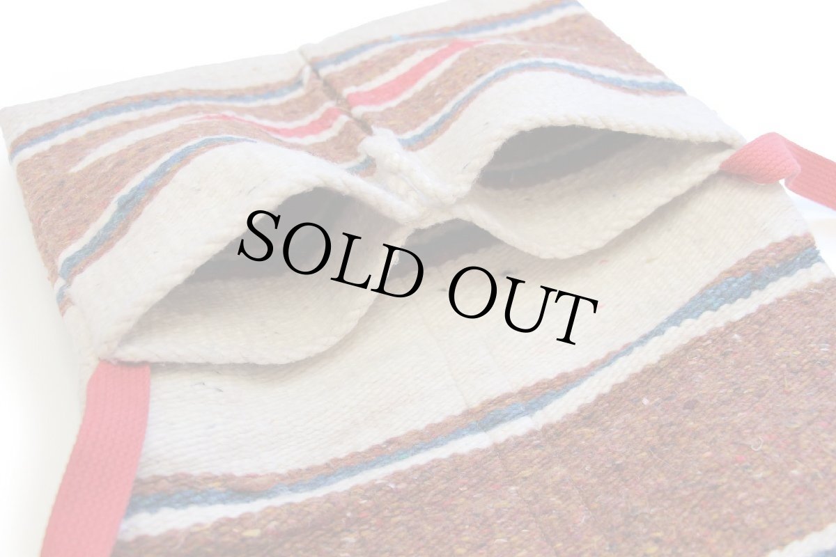 画像3: メキシコ製 ネップ入り ラグ ショルダーバッグ (3)