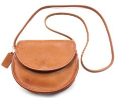 画像1: USA製 COACH オールド コーチ レザー ショルダーバッグ ブラウン★0535 (1)