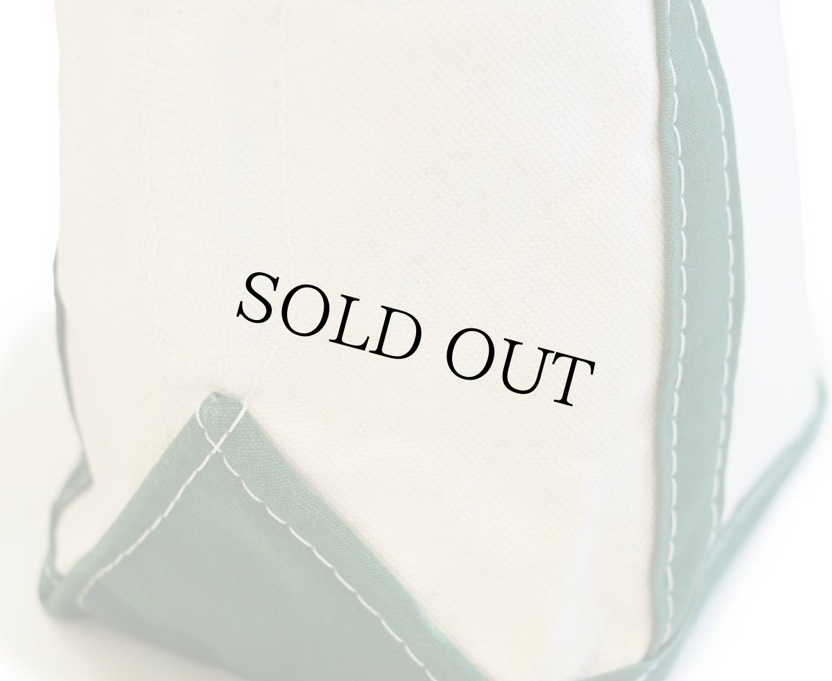 画像5: USA製 L.L.Bean BOAT AND TOTE キャンバス トートバッグ 緑 S★スモール (5)