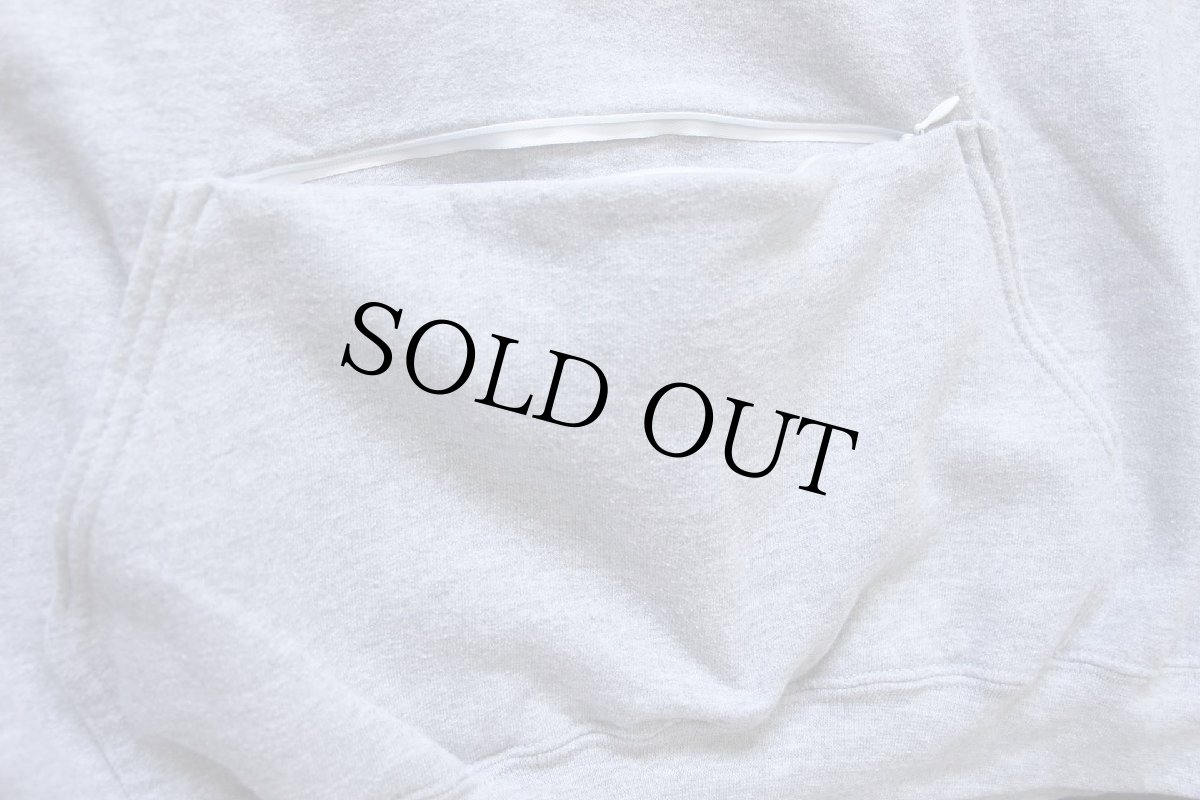 画像5: piggly wiggly マスコット 両面プリント スウェットパーカー 杢グレー L (5)