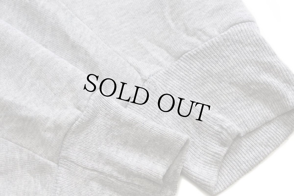 画像6: 90s USA製 RUSSELLラッセル ツートン 切り替え 前V スウェット 杢グレー×紺 XL (6)