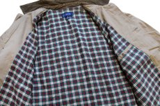 画像5: 00s J.CREW チェック ネルライナー コットンポプリン フィールドコート グレーブラウン (5)