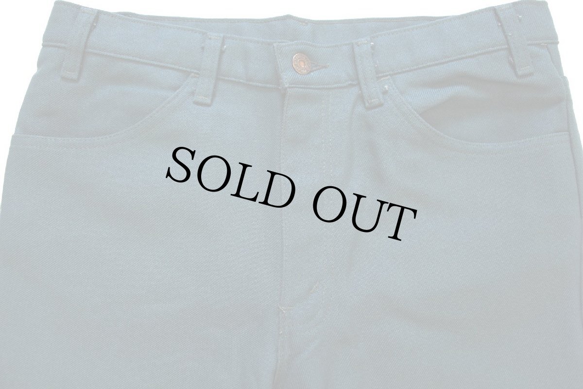 画像4: 90s USA製 Levi'sリーバイス 517 ポリエステルパンツ 濃緑 W34★144 スタプレ (4)