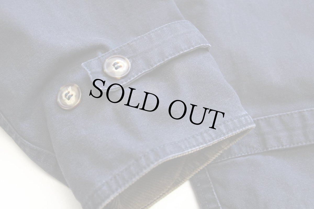 画像6: 00s AMERICAN EAGLEアメリカンイーグル タータンチェックライナー コットン キャンバス フィールドコート 濃紺★ジャケット (6)