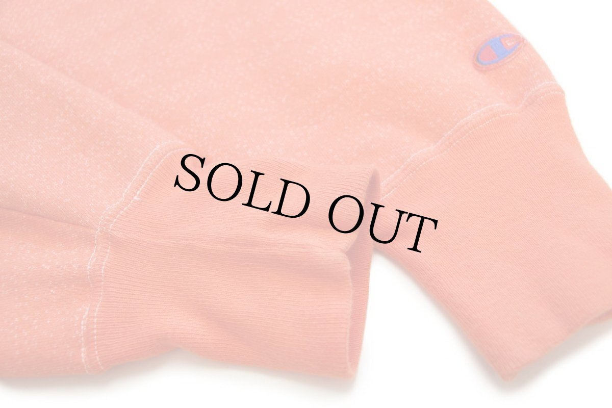 画像5: 00s メキシコ製 Championチャンピオン 無地 目無し リバースウィーブ スウェット 後染め オレンジ XL★ブランク (5)