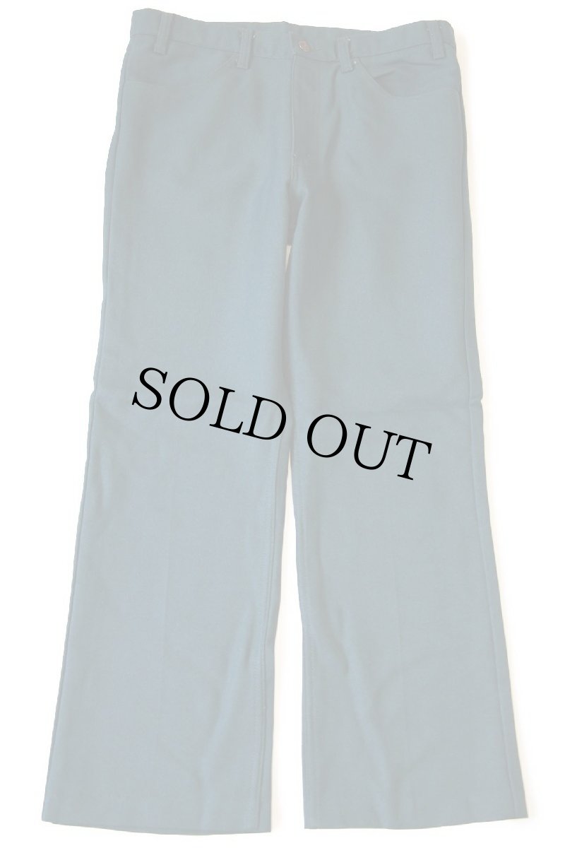 画像2: 90s USA製 Levi'sリーバイス 517 ポリエステルパンツ 濃緑 W34★144 スタプレ (2)