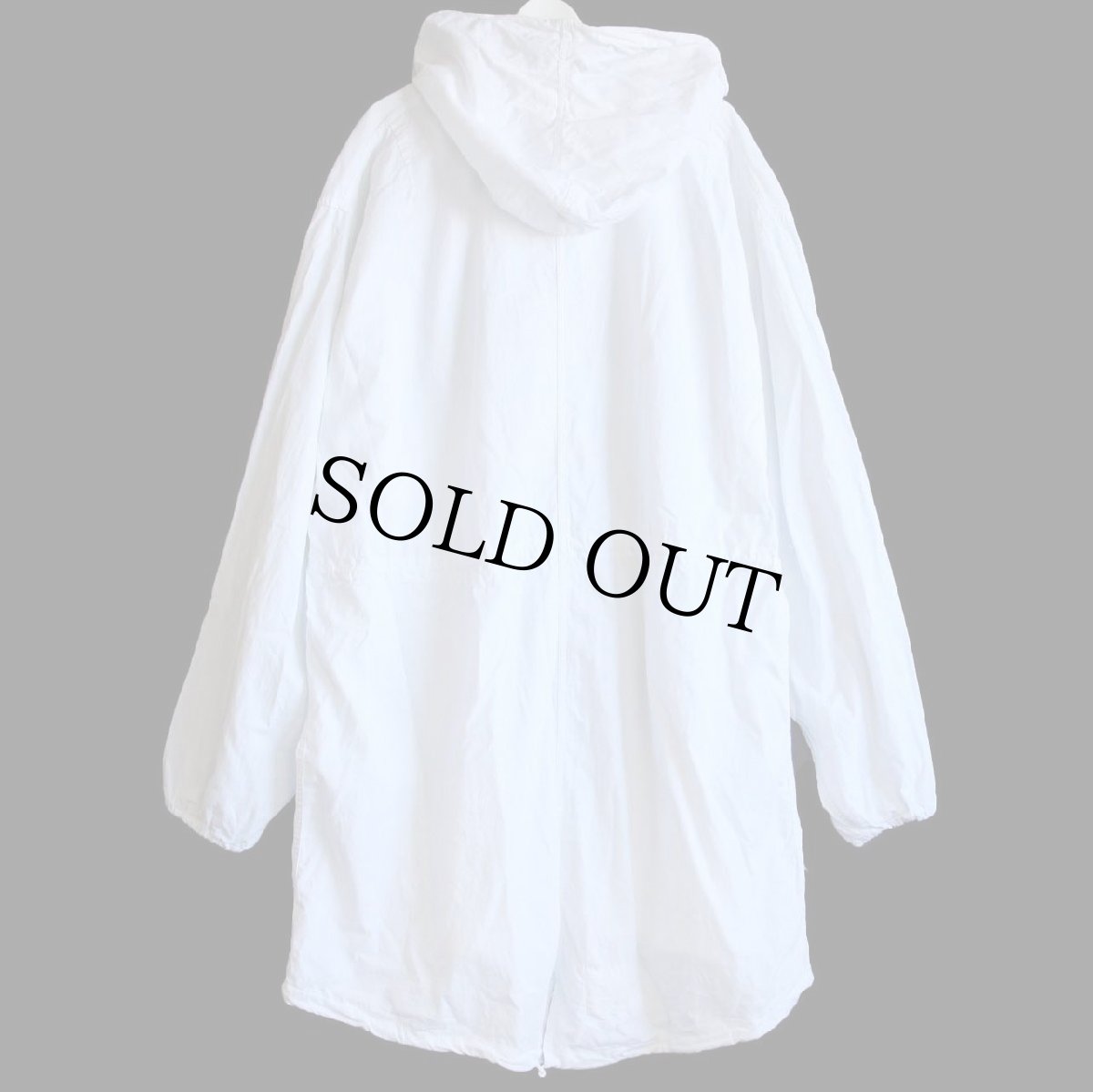 画像2: 50s 米軍 U.S.ARMY コットン スノーカモ フィールド パーカー ホワイト M★モッズコート (2)