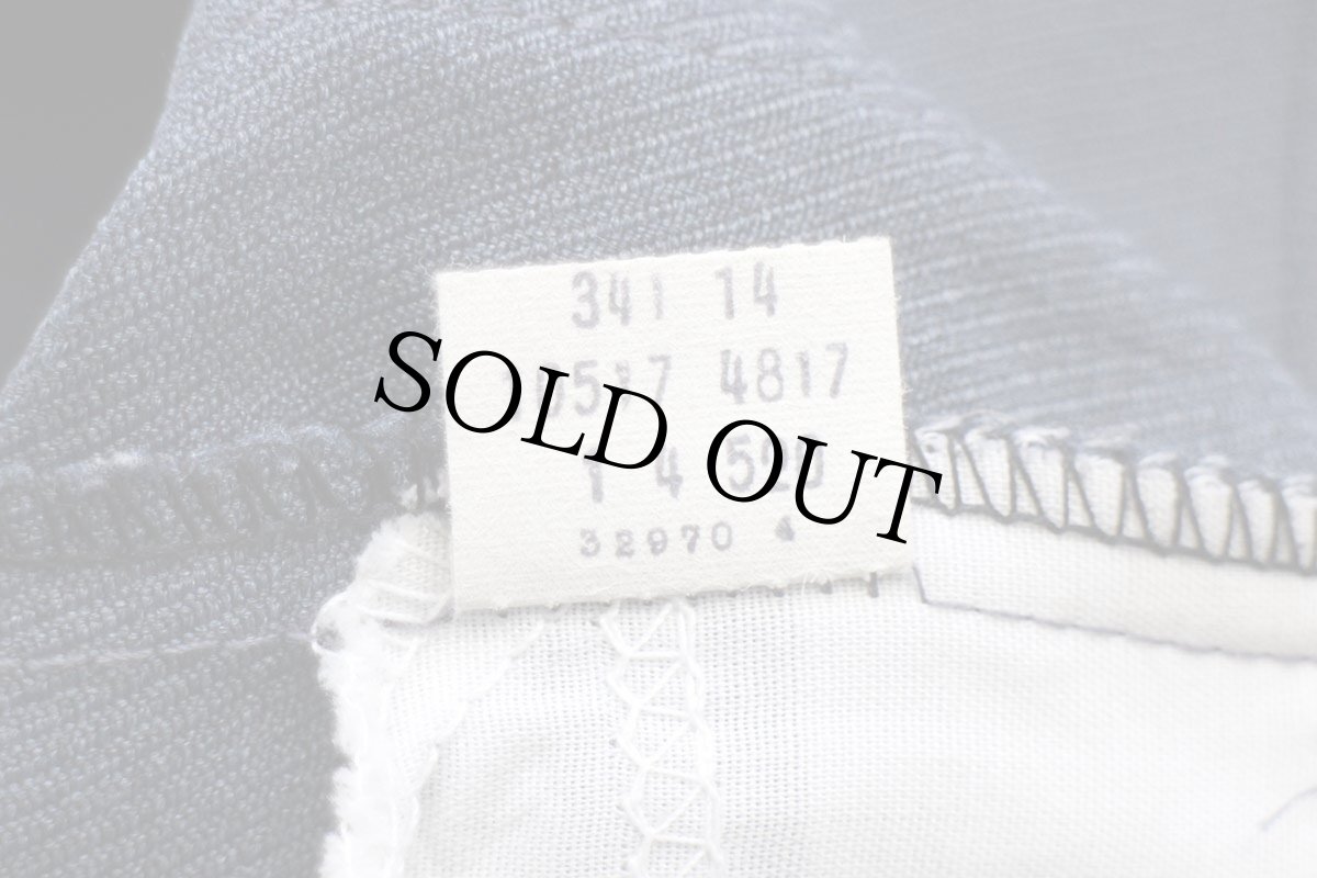 画像7: 80s USA製 Levi'sリーバイス 517 ポリエステルパンツ 杢ネイビー W36 L32★161 スタプレ (7)