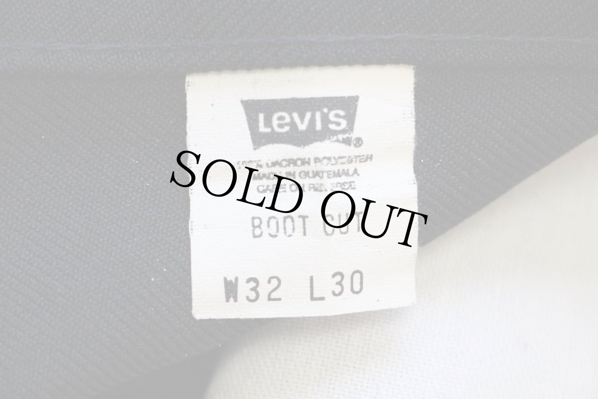 画像6: 00s Levi'sリーバイス 517 ポリエステルパンツ 黒 w32 L30★146 スタプレ (6)