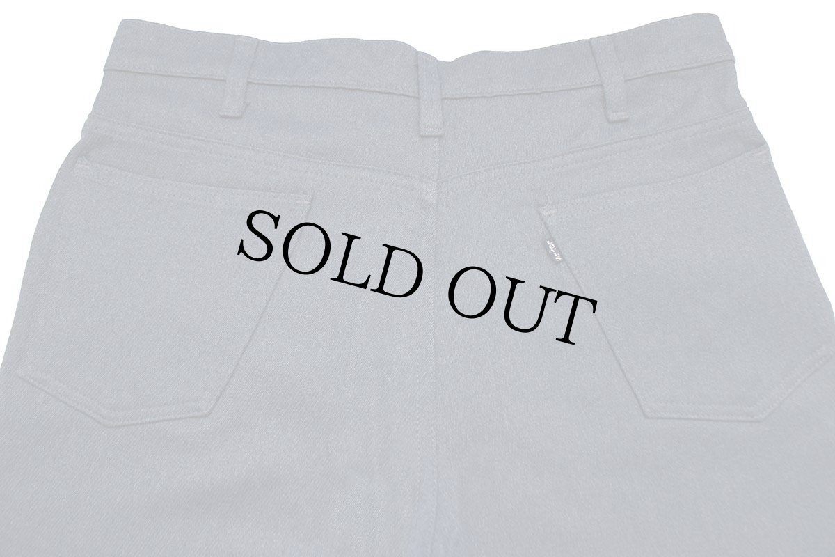 画像5: 80s USA製 Levi'sリーバイス 517 ポリエステルパンツ 杢ネイビー W36 L32★161 スタプレ (5)